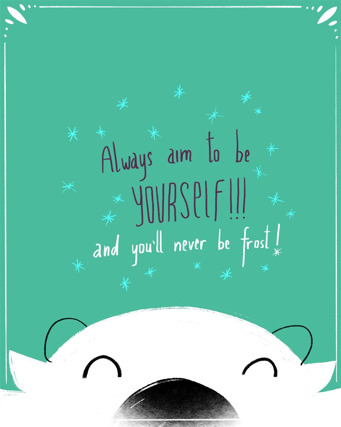 A greeting card design