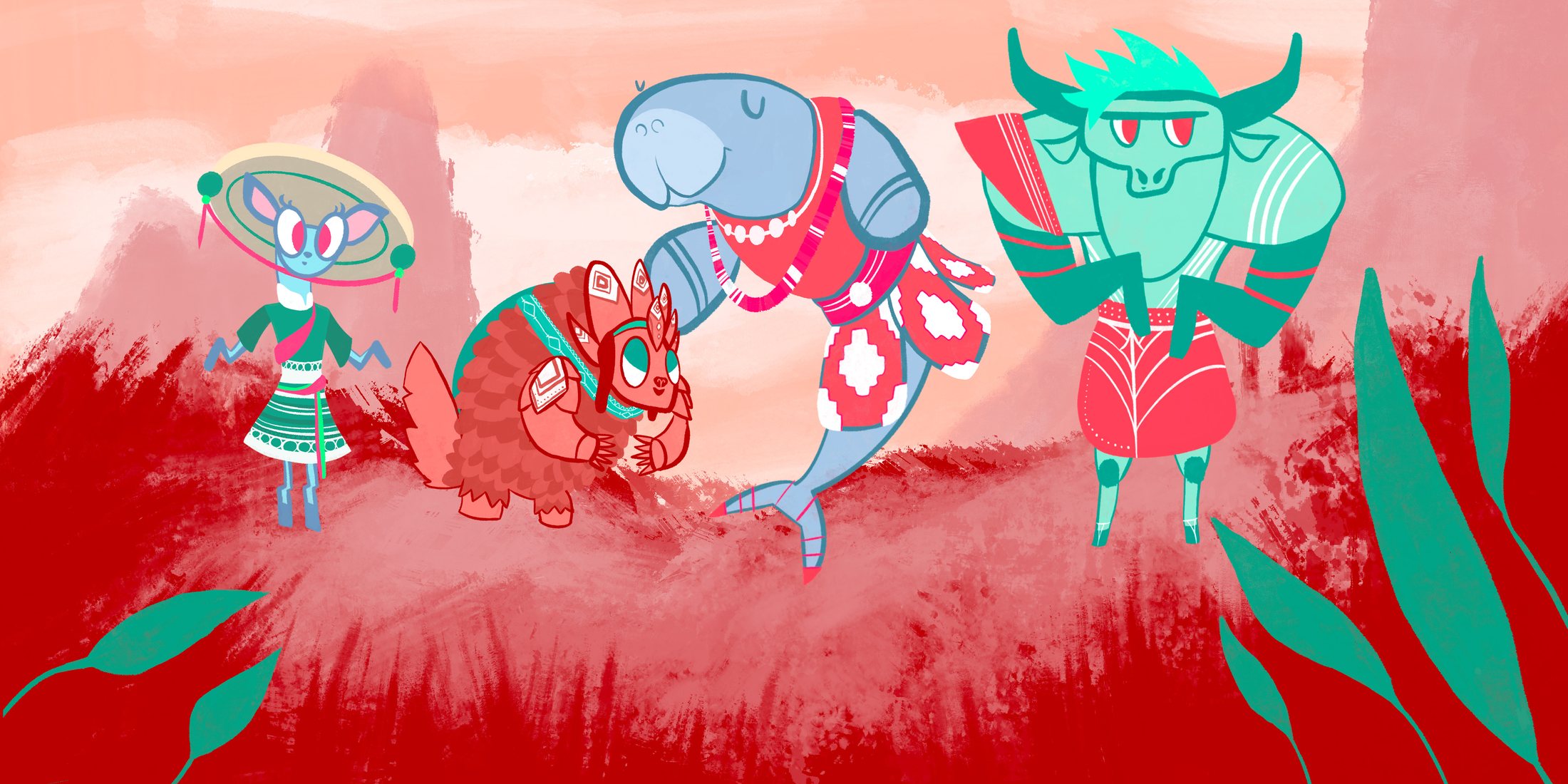 The final look of the gang together