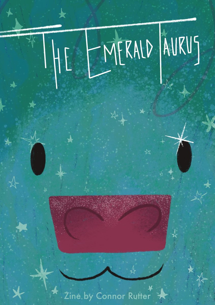 The Emerald Taurus zine, front cover